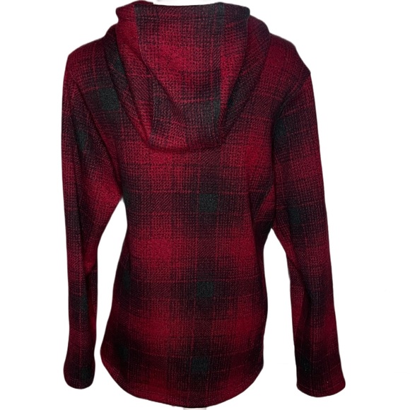 The North Face Women's Red and Black Jacket - Picture 3 of 4